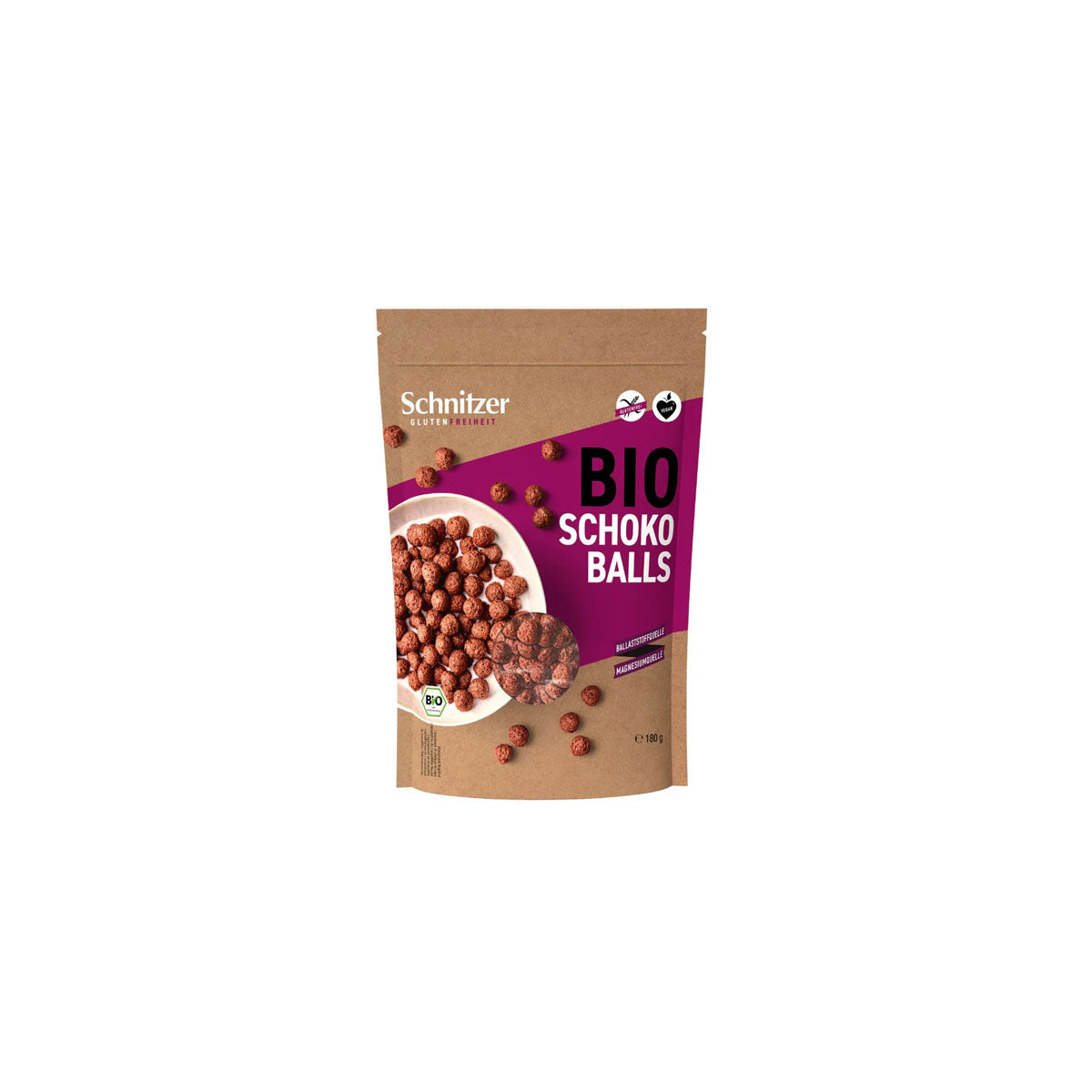 Bio Csokoládégolyók Gluténmentes - 180 g