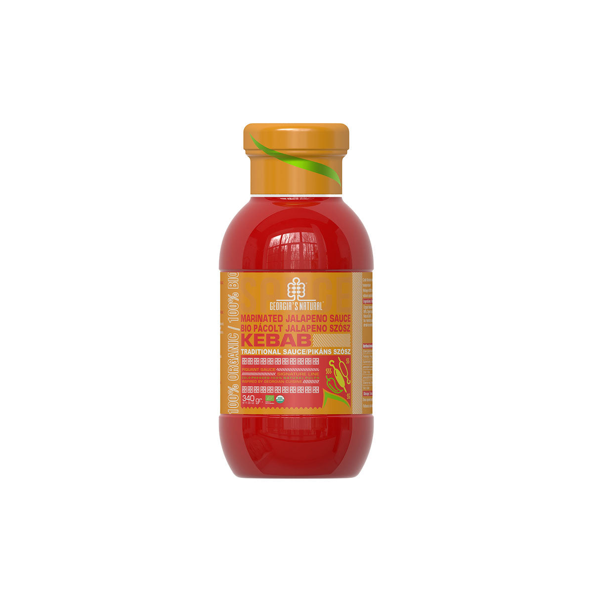GN Bio Marinált Jalapeno Szósz Kebab - 340g