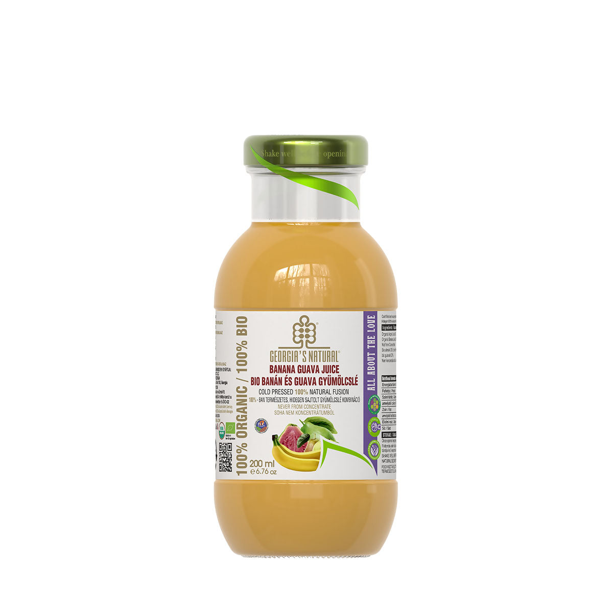 GN Bio Banán Guava Gyümölcslé - 200ml DRS