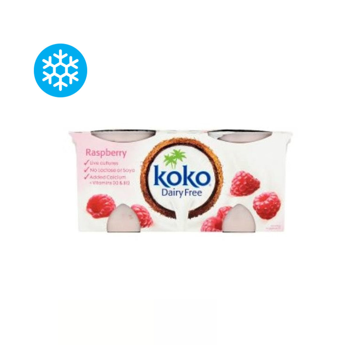 Málnás kókuszghurt - 2x125g