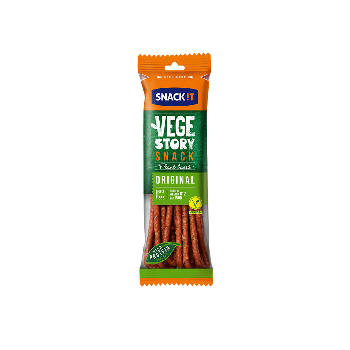 Snack It Vegestrory Vegán Snack Natúr 90 g