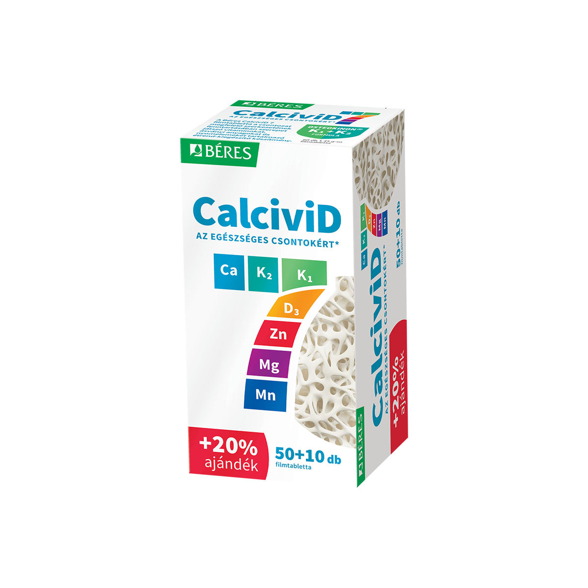 Béres Calcivid7 filmtabletta 50+10 db