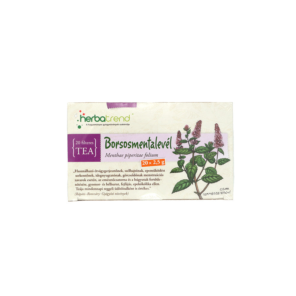 Borsmentalevél tea filteres - 20db