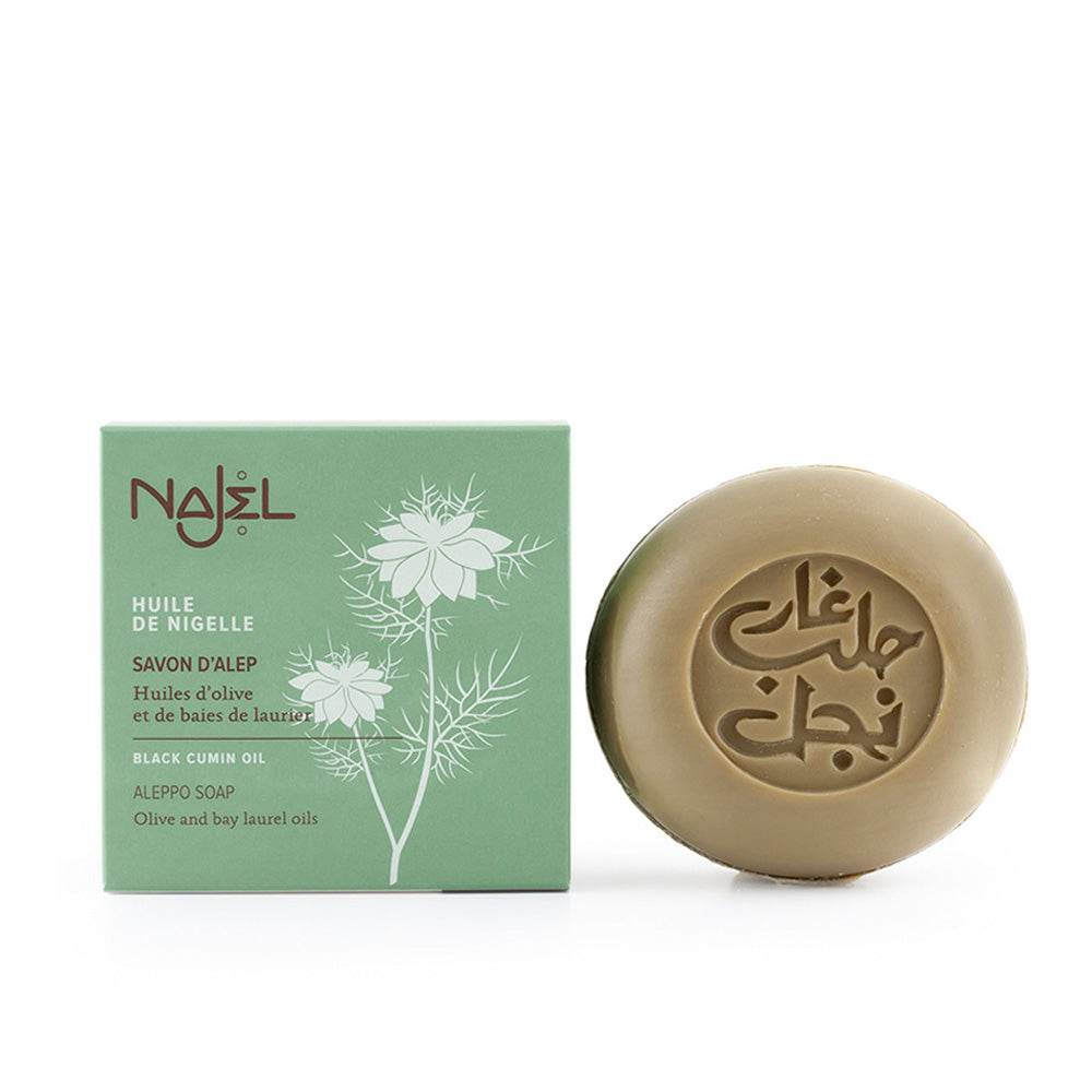 Najel Aleppo szappan - feketekömény-olajjal - 100g
