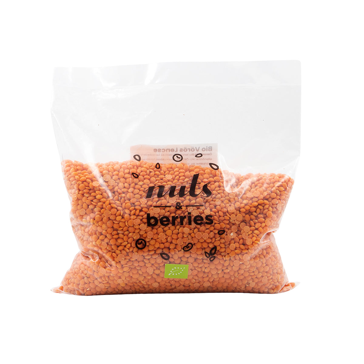 Vörös lencse - bio - 500g