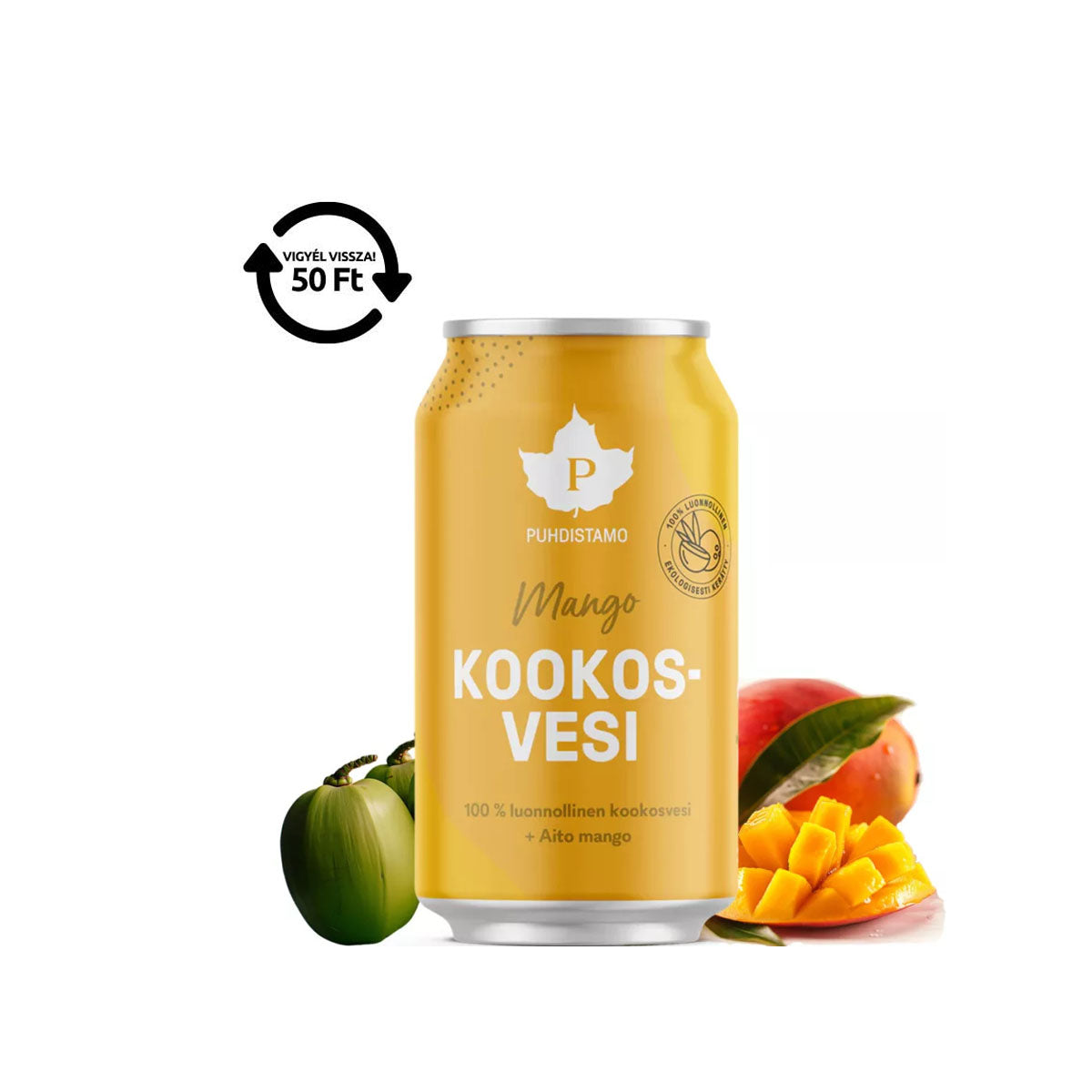Kókuszvíz Mangó ízesítéssel - 310 ml DRS