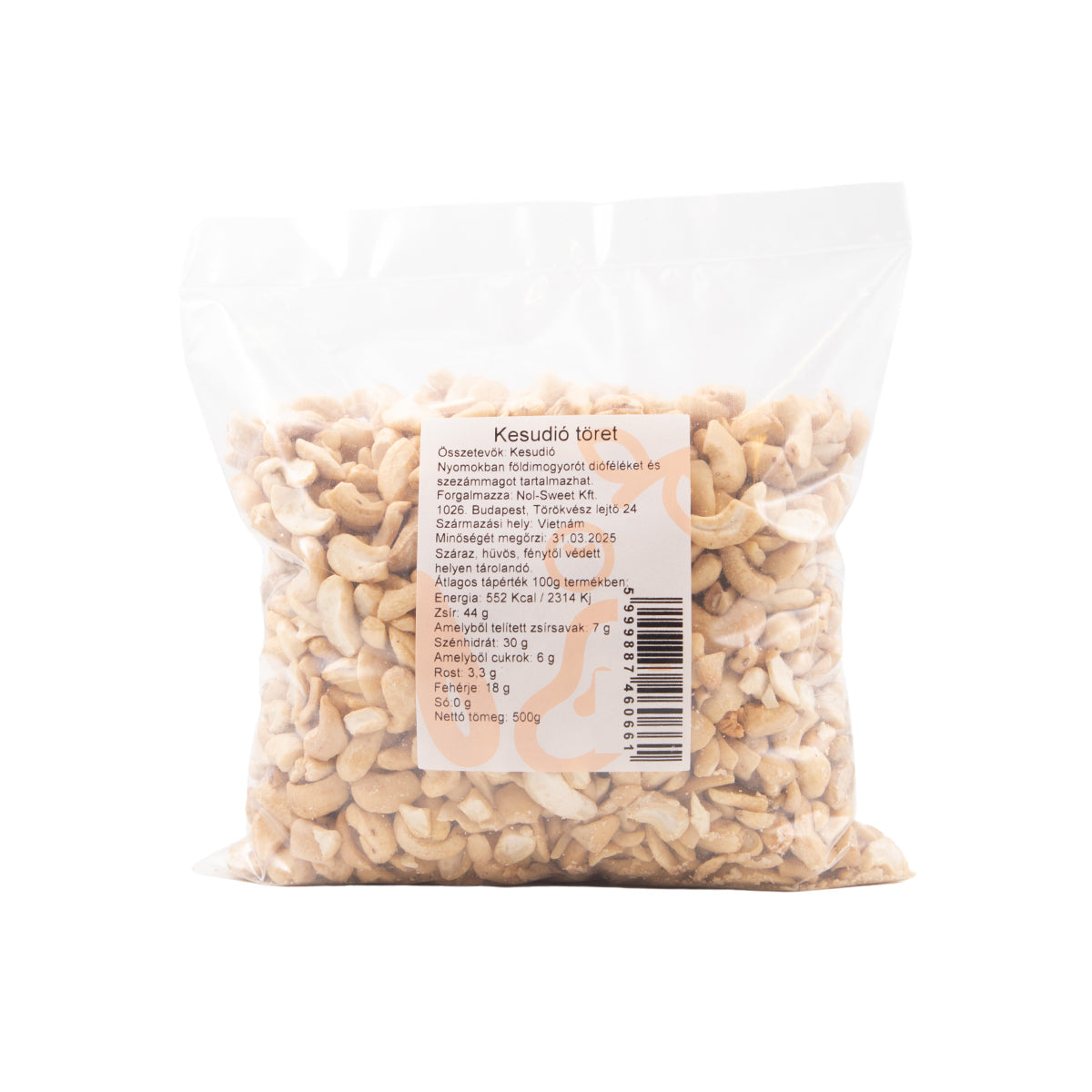 Kesudió töret - 500g