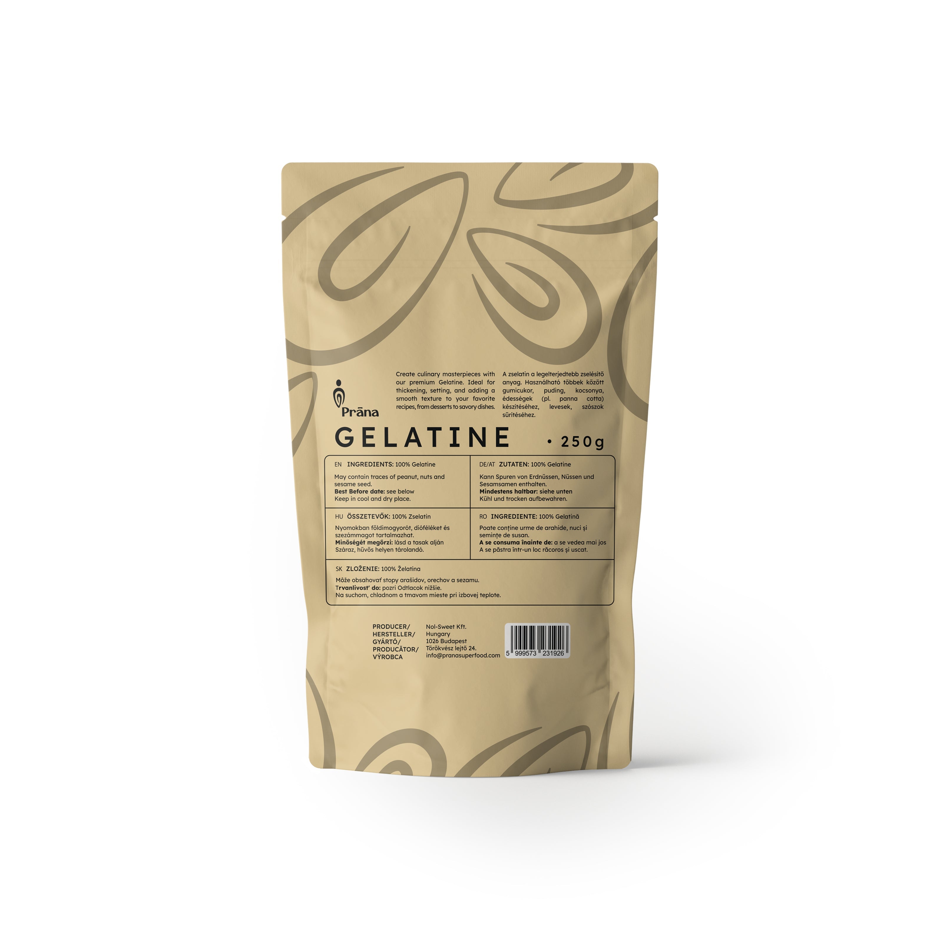 Étkezési zselatin - 500g (200 bloom 30 mesh)