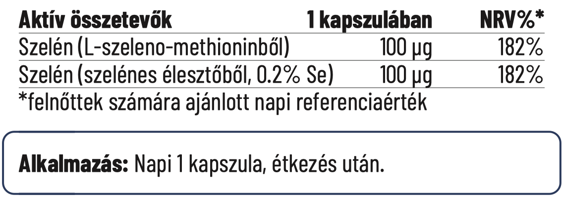 Szerves Szelén - 60db