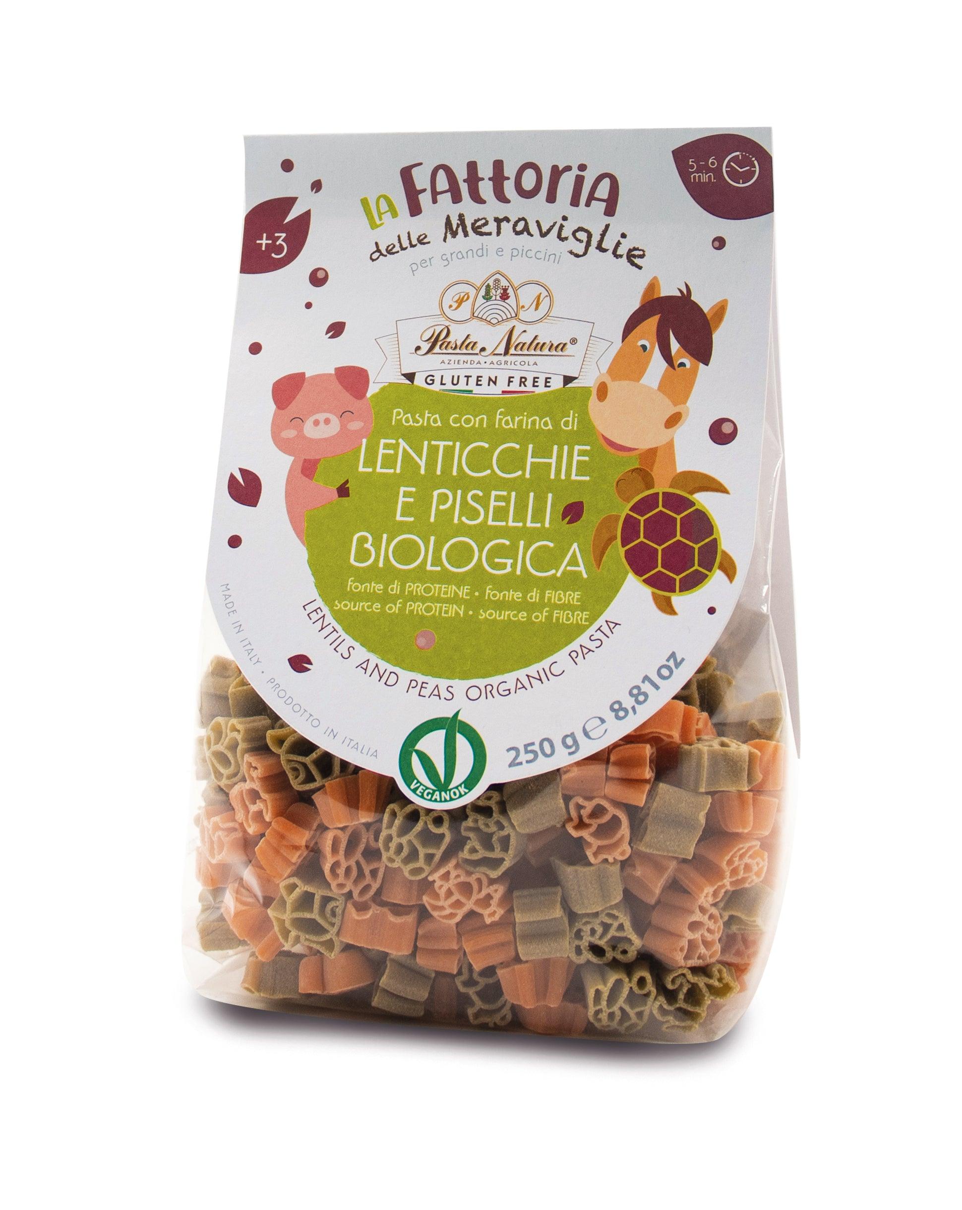 Bio Lencse- és Borsótészta - Állatkás - mrkt.hu