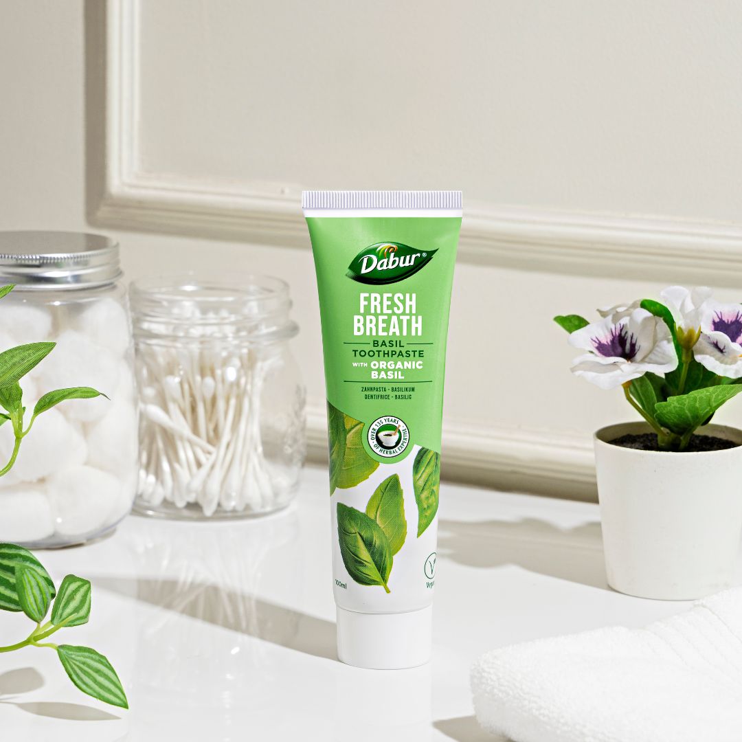 Bazsalikommal (organikus) gyógynövényes fogkrém - 100ml