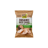 RICE UP Barna rizs chips chia-quinoa - 25g