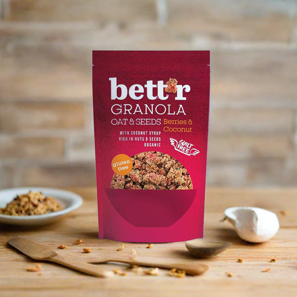 Bogyós és kókuszos granola - bio - 300g