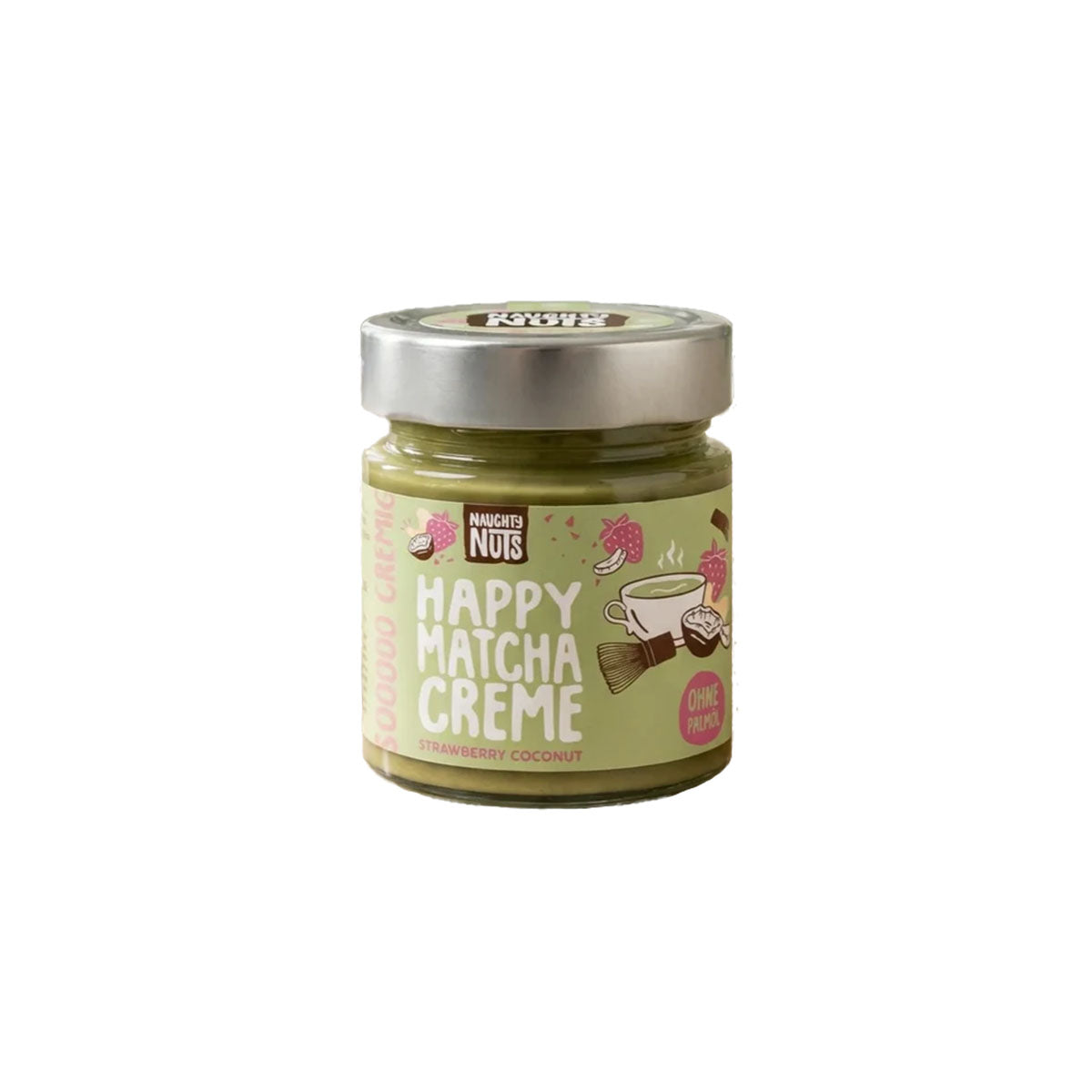 Bio Kókuszkrém Matcha és Eper - 250 g