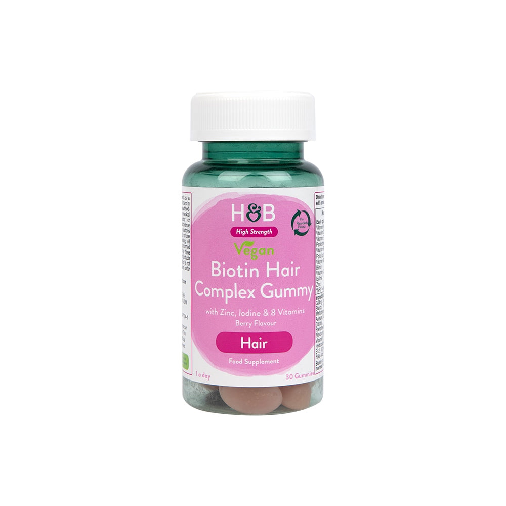 HollandAndBarrett-Biotin-Haj-komplex-gumivitamin-30db