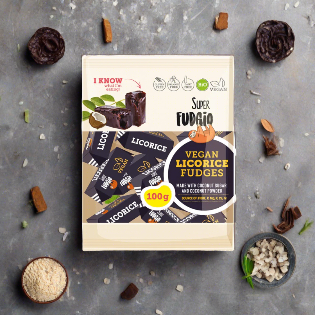 Édesgyökeres karamella vegán - bio - 100g