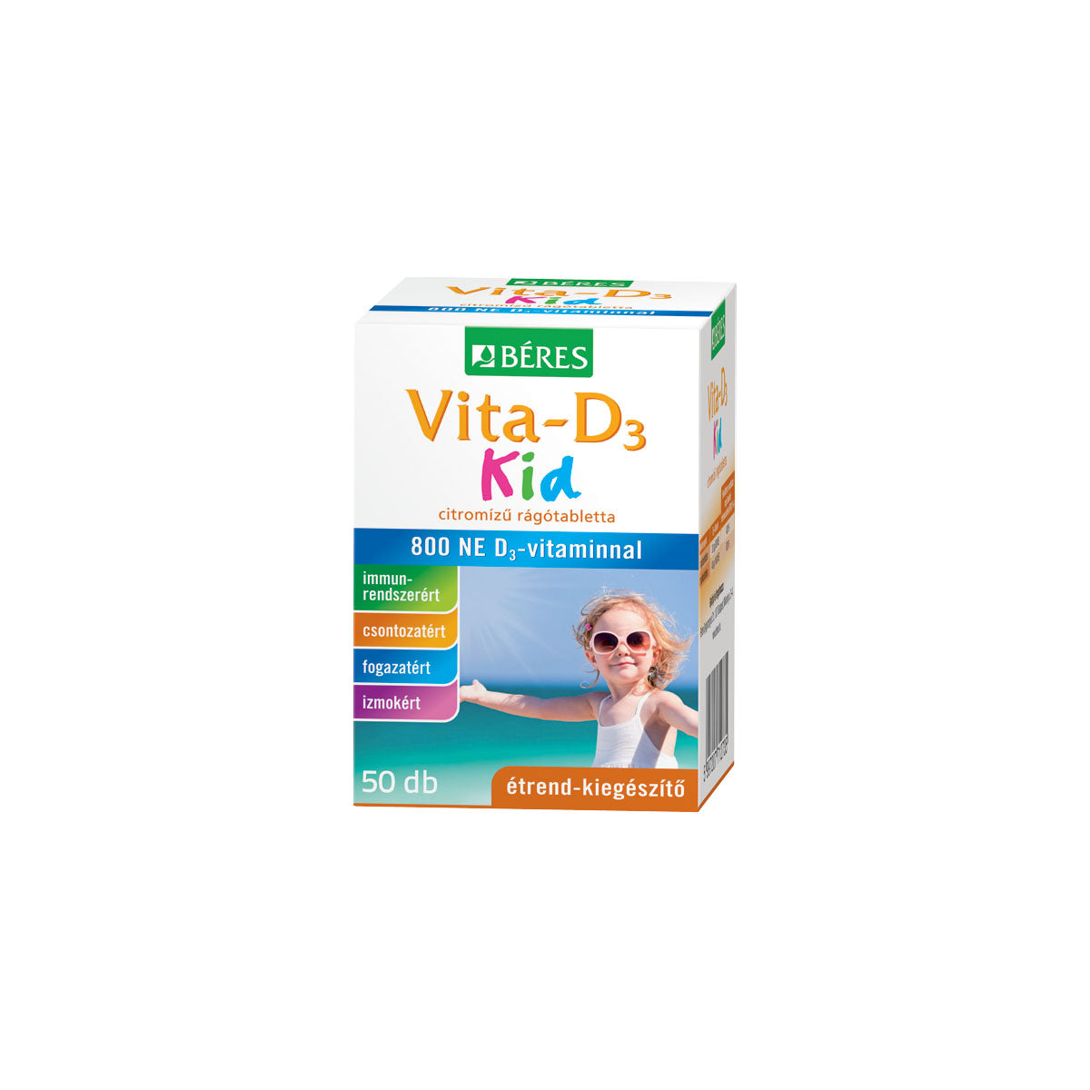 Béres Vita-D3 Kid rágótabletta - 50 db