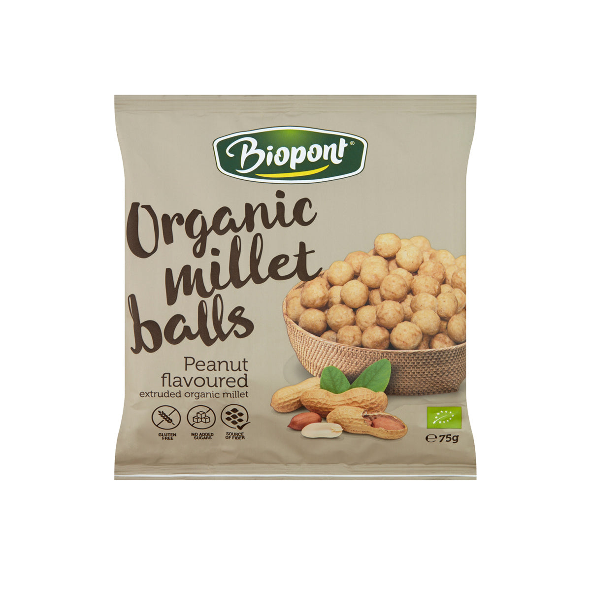 Kölesgolyó földimogyorós - bio - 75g