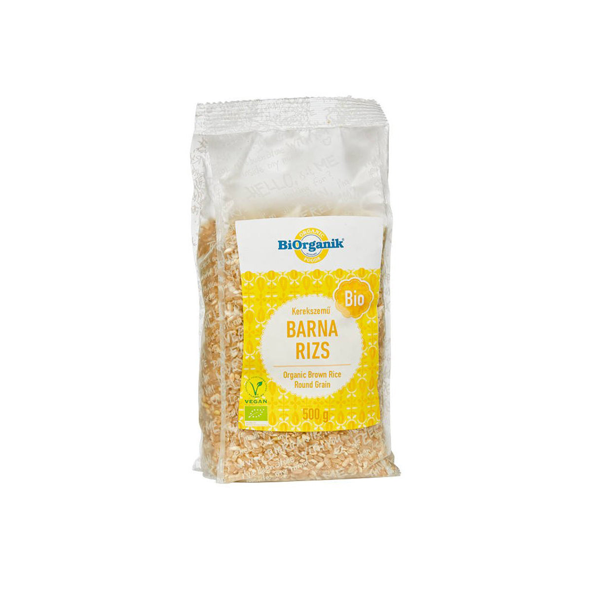 Kerekszemu barnarizs-bio-500g