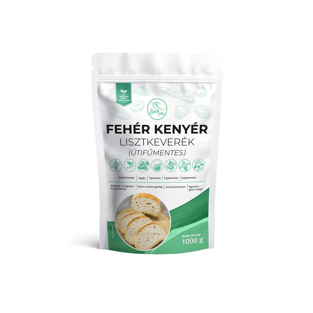 Szafi Free Fehér kenyér lisztkeverék  - gluténmentes - 1000g