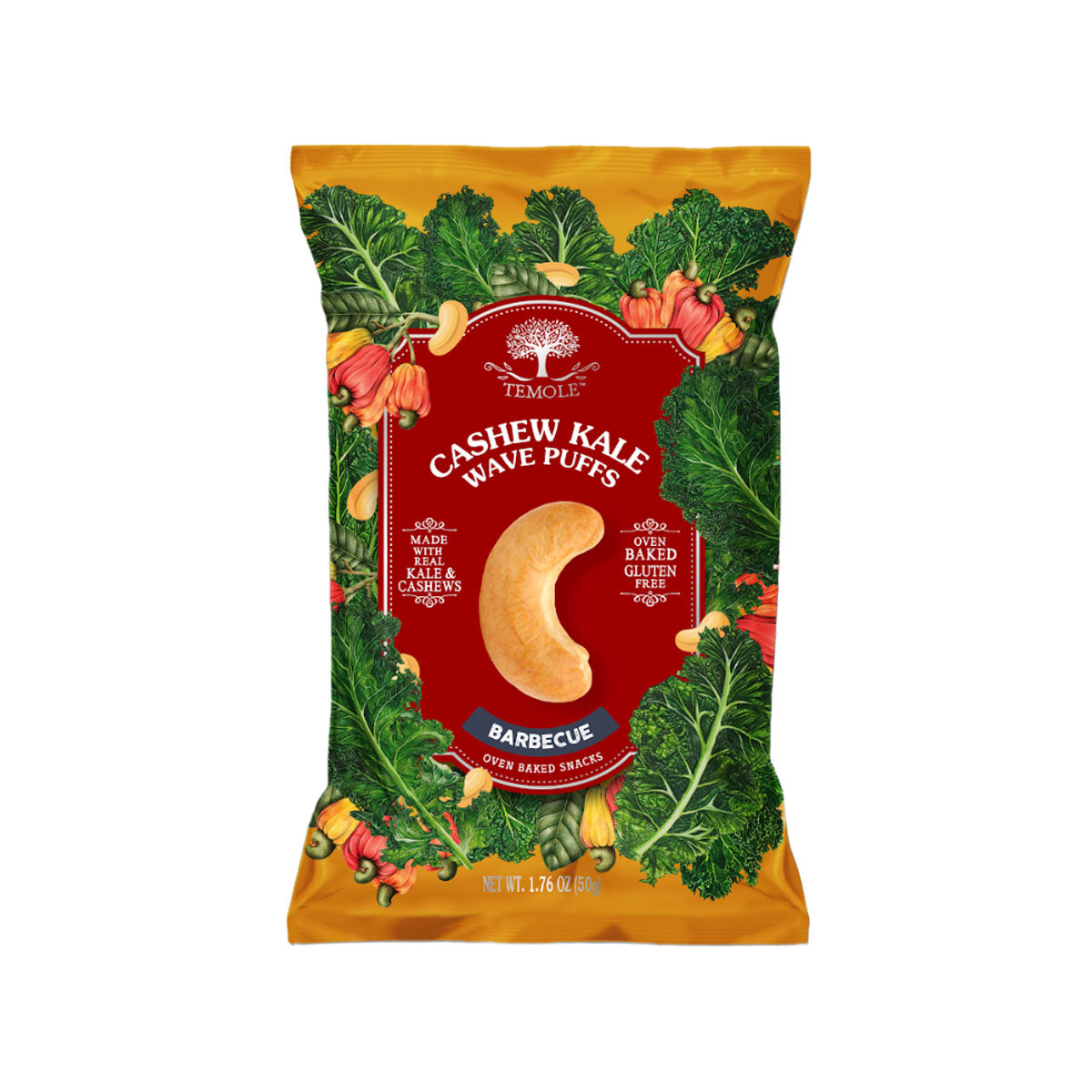 Temole Kesudiós kelkáposztás puffancs-barbecue - 50g
