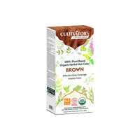 Cultivators bio növényi hajfesték barna - 100g