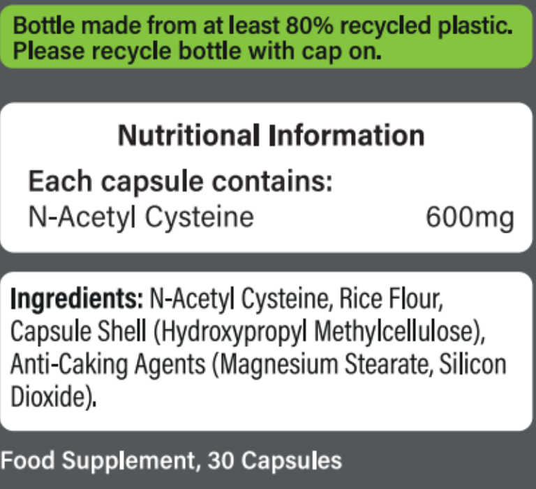 N-Acetil-Cisztein 600mg - 30db