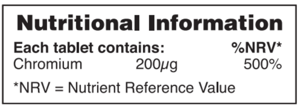Króm-Pikolinát 200 mcg - 100db