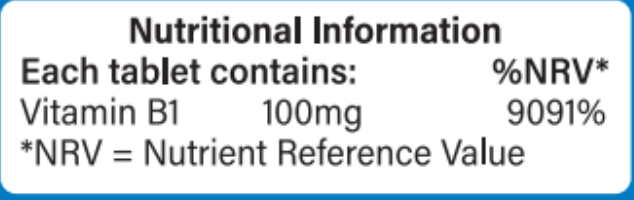 B1-vitamin 100mg - 120db