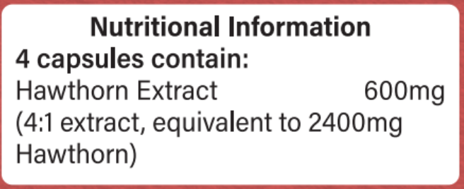 Galagonya kivonat 600mg - 120db