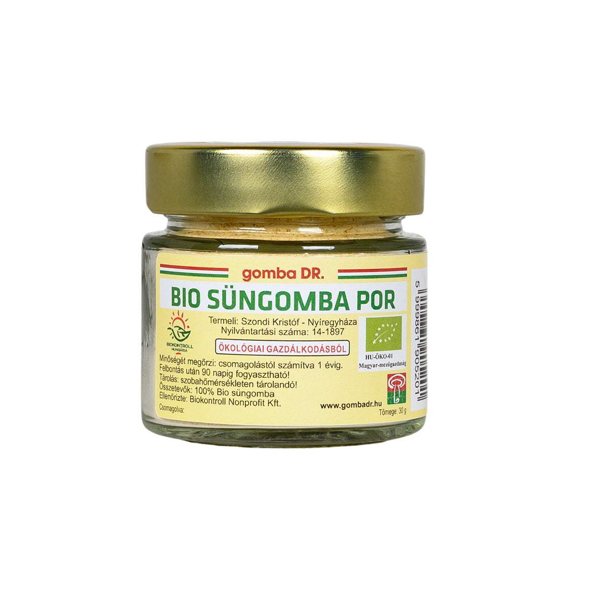 Süngomba őrlemény - bio - 30g