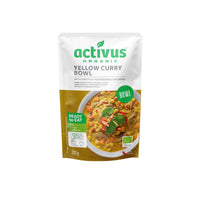 Sárga curry tál csiperke gombával és csicseriborsóval - bio - 283g
