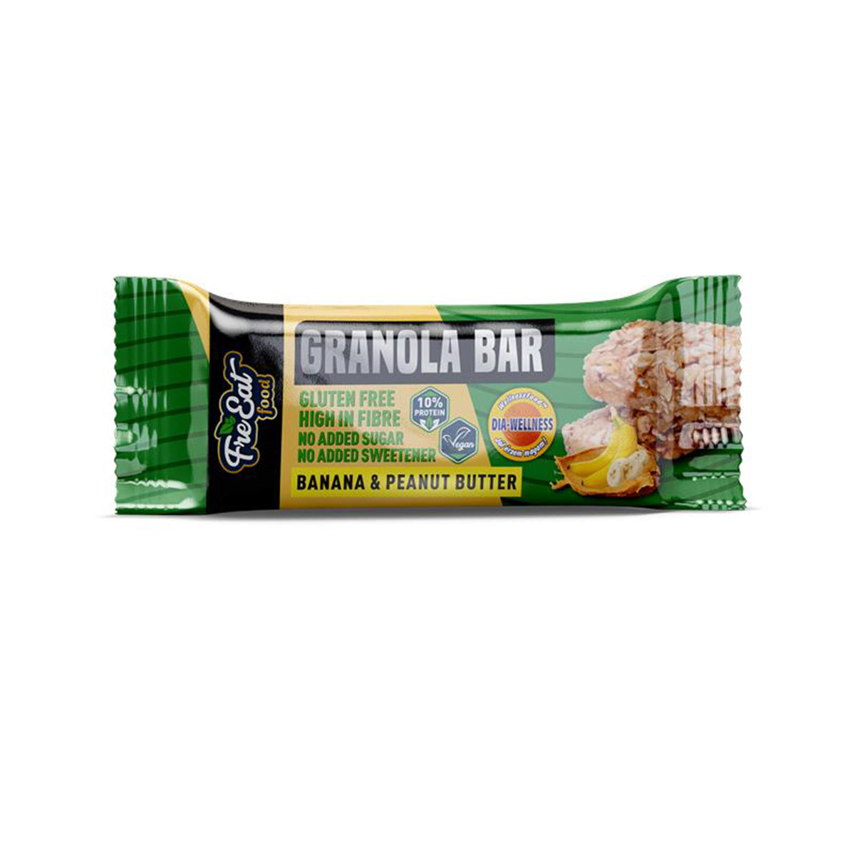 Banános Granola Bar növényi fehérjével - 50g