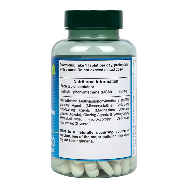 MSM 750mg - 120db