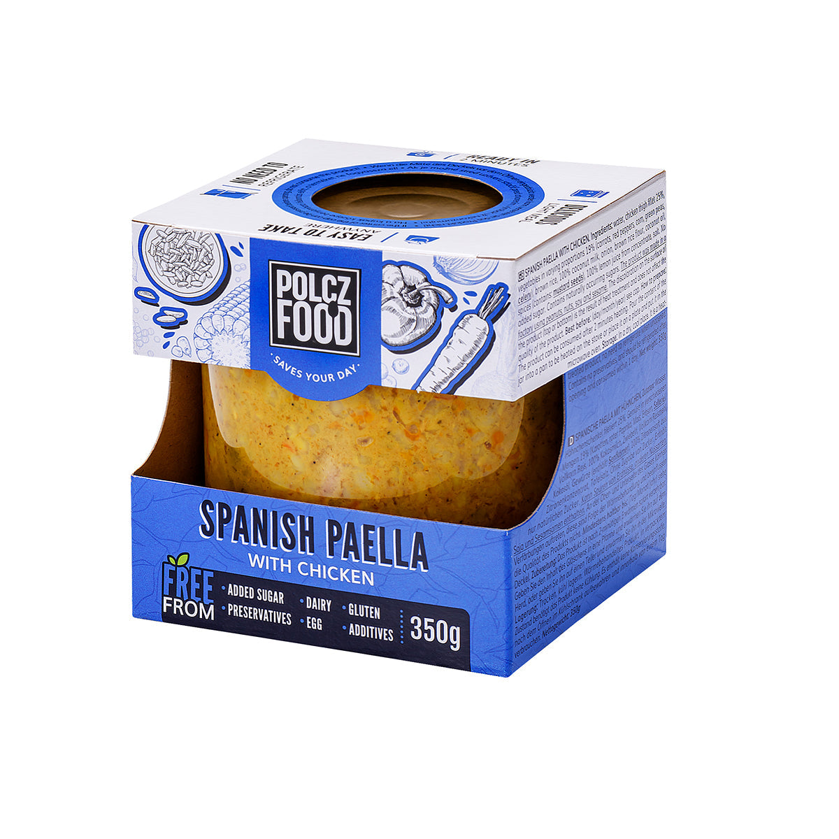 Spanyol paella csirkehússal - 350g