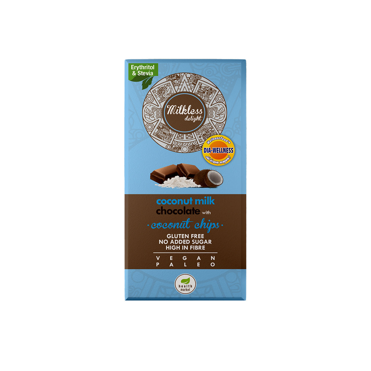 Milkless Delight Kókusztejes csokoládé kókuszchipsszel - 80g
