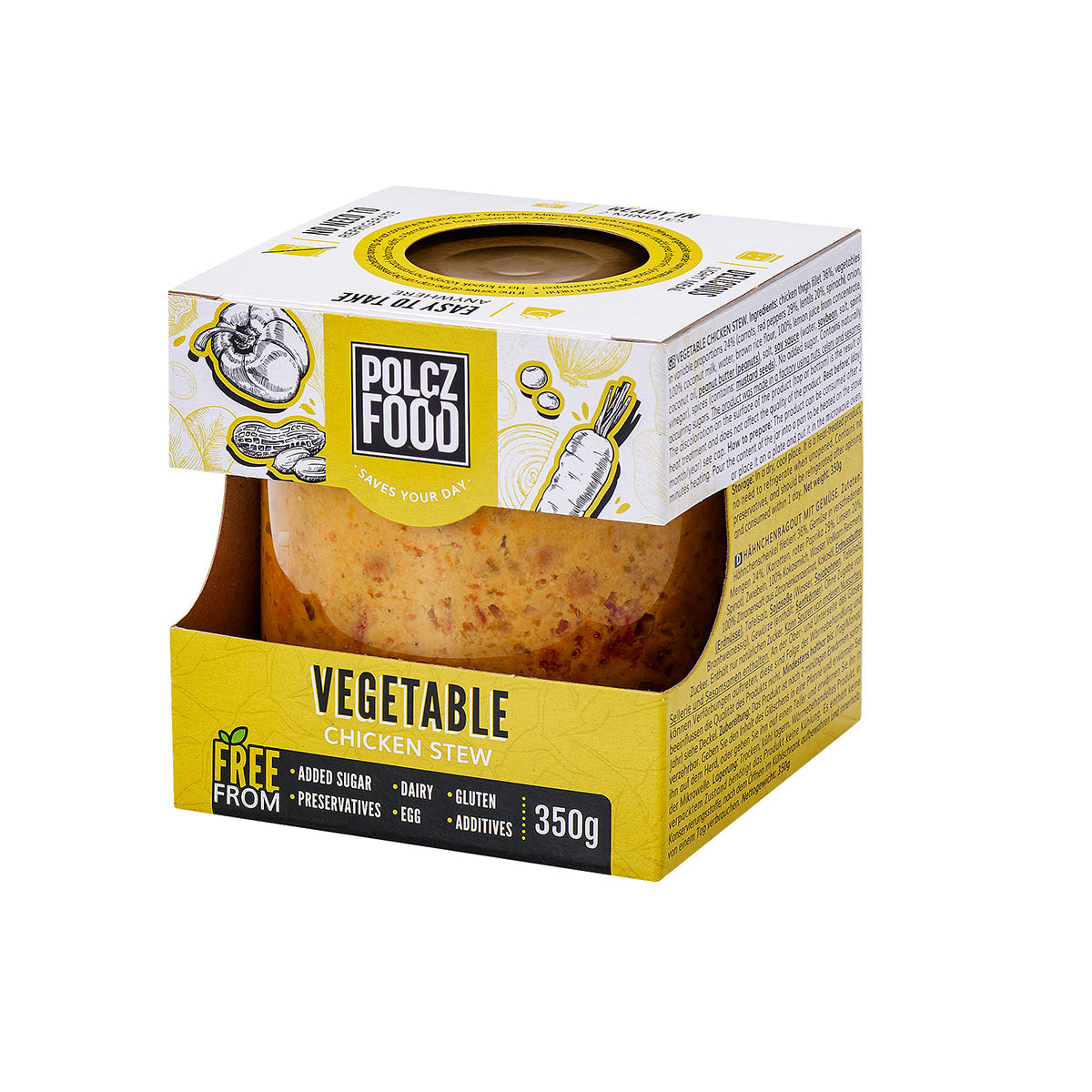 Zöldséges csirke ragu - 350g